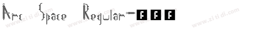 Arc Space Regular字体转换
